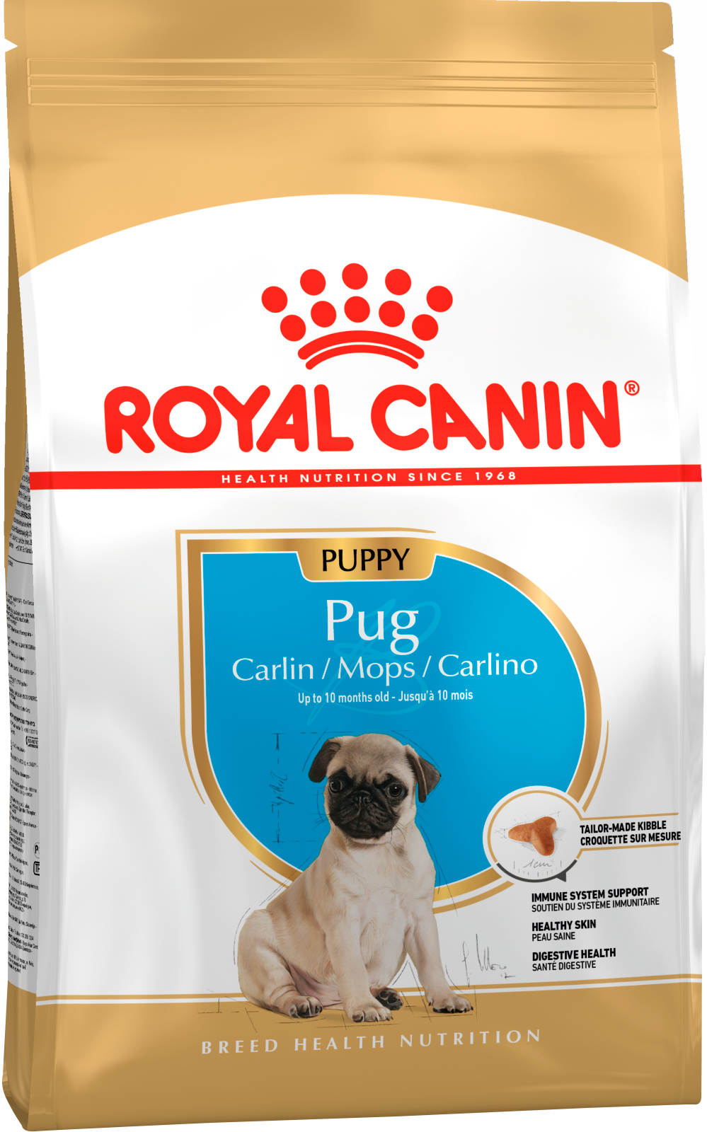 Сухой корм для собак Royal Canin Pug Puppy для щенков породы Мопс