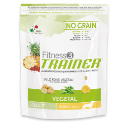 Сухой беззерновой корм для собак мелких пород Trainer Fitness3 No Grain Mini Adult Vegetal вегетарианский