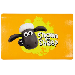 Коврик под миску Trixie "Shaun the Sheep" оранжевый 44 × 28 см