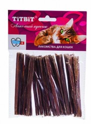 Лакомство для кошек Titbit кишки бараньи, мягкая упаковка