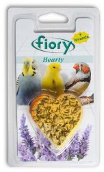 Био-камень для птиц Fiory Hearty с лавандой в форме сердца, 45 г