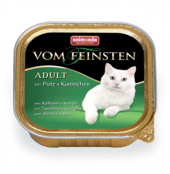 Консервы для кошек Animonda Vom Feinsten Adult с индейкой и кроликом 100 г х 32 шт.