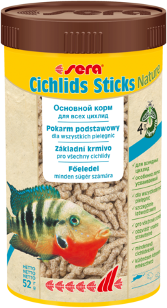 Корм для крупных цихлид Sera Cichlids Sticks 