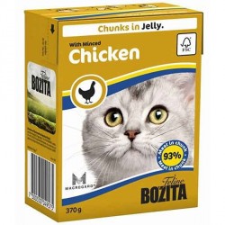 Консервы для кошек Bozita кусочки в желе с рубленой курицей 370 г