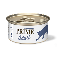 Консервы для кошек Prime Тунец в собственном соку, 70 г х 24 шт.