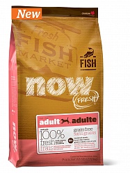 Сухой беззерновой корм для взрослых собак с чувствительным пищеварением Now Fresh Grain Free Fish Adult с форелью и лососем