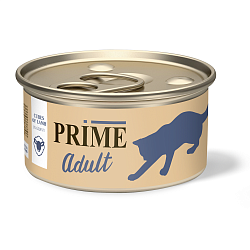 Консервы для кошек Prime Ягненок кусочки в соусе, 75 г х 24 шт.
