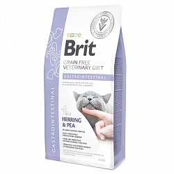 Сухой беззерновой корм для кошек Brit Veterinary Diet Cat Grain free Gastrointestinal при остром и хроническом гастроэнтерите