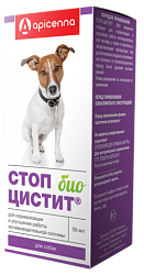 Противовоспалительный препарат для собак Apicenna Стоп-Цистит Био, 50 мл
