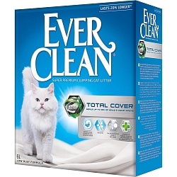 Комкующийся наполнитель для кошачьего туалета Ever Clean Total Cover