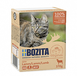 Консервы для кошек Bozita кусочки в желе с мясом ягненка 370 г 