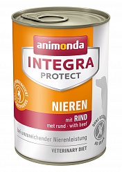 Animonda Integra Protect Dog Nieren (RENAL) with Rind Влажный корм для взрослых собак при хронической почечной недостаточности, с говядиной 400 г х 6 шт.