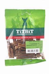 Кишки говяжьи мини для собак Titbit мягкая упаковка 45 г