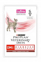 Консервы для взрослых кошек при диетотерапии сахарного диабета PVD DM Diabetes Management говядина, 85 г х 10 шт.