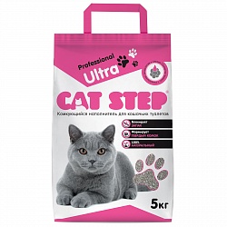 Комкующийся наполнитель для кошачьего туалета Cat Step Professional Ultra, 5 кг