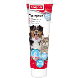 Зубная паста для собак и кошек Beaphar со вкусом печени, 100 г