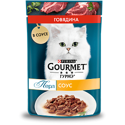 Консервы для кошек Gourmet Perle мини-филе Говядина 75 г х 26 шт.