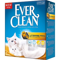 Комкующийся наполнитель Ever Clean LitterFree Paws для длинношерстных кошек