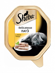 Консервы для кошек Sheba Delicatesso Патэ с мясом птицы, 85 г