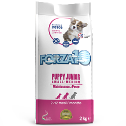 Сухой корм Forza10 Maintenance Puppy-Junior для щенков мелких и средних пород и беременных собак, 2 кг