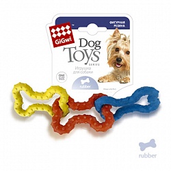 Игрушка для собак GiGwi Dog Toys 3 резиновые косточки, 15 см