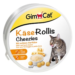 Витаминизированные сырные шарики для кошек Gimcat «Käse-Rollis», 200 г