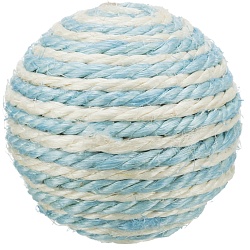 Игрушка для кошек Trixie мяч веревочный, из сизаля ø 6,5 см