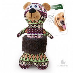 Игрушка для собак GiGwi Dog Toys Мишка с пищалкой, 26 см