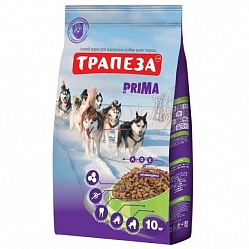 Сухой корм для взрослых собак с высокой активностью Трапеза Прима, 10 кг