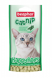 Лакомство для кошек Beaphar Happy Rolls Catnip с кошачьей мятой, 80 штук