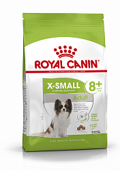 Сухой корм для собак Royal Canin X-Small Adult 8+ от 8 до 12 лет, 0,5 кг