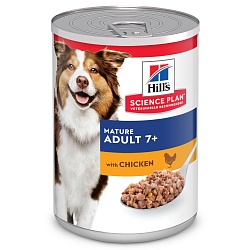 Консервы для пожилых собак Hill's Science Plan Canine Mature Adult 7+ Savoury Chicken с курицей 370 г