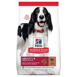 Сухой корм для собак Hill's Science Plan Canine Adult Advanced Fitness Lamb & Rice с ягненком и рисом