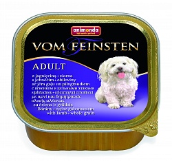 Консервы для взрослых собак Animonda Vom Feinsten Menue с ягненком и цельными злаками 11 шт.х150 г