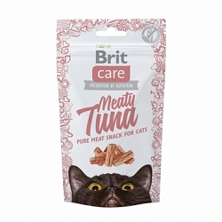 Brit Care Meaty Tuna лакомство для кошек с тунцом, 50 г