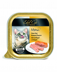 Консервы для кошек Edel Cat Нежный паштет с птицей 0,1 кг
