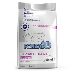 Сухой корм для кошек Forza10 Hypoallergenic Activ при пищевых аллергиях, 0,454 кг