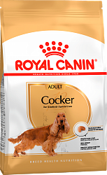 Сухой корм для собак Royal Сanin Cocker 25 для породы Коккер-спаниель старше 12 месяцев