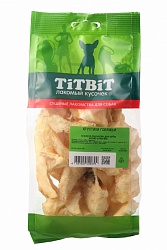 Хрустики говяжьи  для собак Titbit мягкая упаковка ±65 г