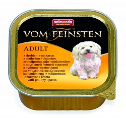 Консервы для взрослых собак Animonda Vom Feinsten Classic с мясом домашней птицы и пастой 22 шт.х150 г