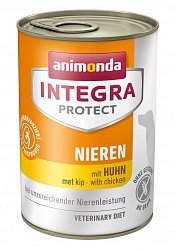 Animonda Integra Protect Dog Nieren (RENAL) with Rind Влажный корм для взрослых собак при хронической почечной недостаточности, с курицей 400 г х 6 шт.