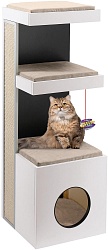 Игровой комплекс для кошек Ferplast Tiger с полочками, когтеточкой и местом для сна, 40 x 40 x h 115 см
