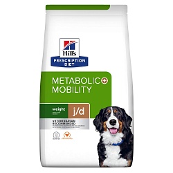 Сухой корм для собак Hill’s Prescription Diet Metabolic + Mobility Canine диета для коррекции веса и здоровья суставов, 12 кг