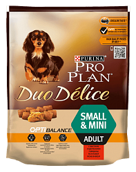 Pro Plan Duo Delice сухой корм для собак мелких пород, говядина с рисом