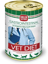 Влажный диетический корм для кошек Solid Natura VET Gastrointestinal, 340 гр