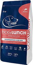 Сухой корм Dog Lunch Premium для взрослых собак, лосось