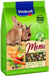Основной корм для карликовых кроликов Vitakraft Menu Vital 0,5 кг