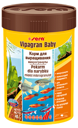 Гранулированный корм для мальков и мелких декоративных рыб Sera Vipagran Baby 