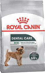 Сухой корм для собак мелких пород Royal Canin Mini Dental Care при повышенной чувствительности зубов