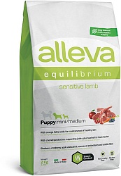 Сухой корм Alleva Equilibrium Sensitive Puppy Mini/Medium для щенков мелких и средних пород, ягненок 2 кг